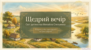 Світло дитячої дружби та психологізм у повісті М. Стельмаха «Щедрий вечір»