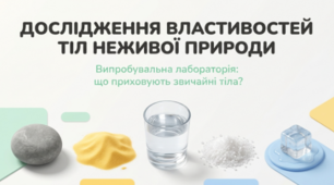 Дослідження властивостей тіл неживої природи (за вибором учнів/вчителя).