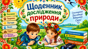 Дидактичний матеріал «Щоденник дослідження природи»