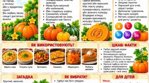 Демонстративний матеріал про овочі