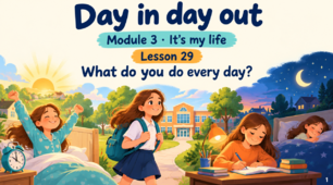 Презентація «Day in day out. Мій розпорядок дня» до підручника «Full Blast 5» (Г. К. Мітчелл, Марілені Малкогіанні). Англійська мова, 5 клас.