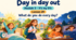 Презентація «Day in day out. Мій розпорядок дня» до підручника «Full Blast 5» (Г. К. Мітчелл, Марілені Малкогіанні). Англійська мова, 5 клас.