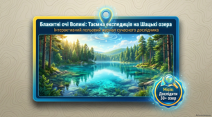 Таємниці Шацьких озер. Найглибше прісноводне озеро України — Світязь.