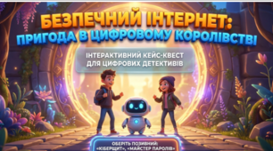 Безпечний інтернет: пригода в цифровому королівстві. Інтерактивний кейс-квест для цифрових детективів.