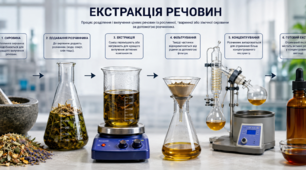 15.9. Навчальне дослідження №6. Екстракція та дослідження речовин із природних об'єктів.
