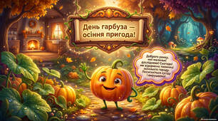 Ранкове вітання «День гарбуза — осіння пригода!»