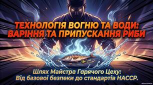 Презентація «Анатомія рибного сервісу: технологія приготування, підбір гарнірів, соусів та правила ресторанної подачі страв із вареної та припущеної риби»