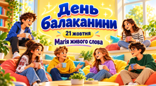 День балаканини (День базіки). Магія живого слова  💛 21 жовтня