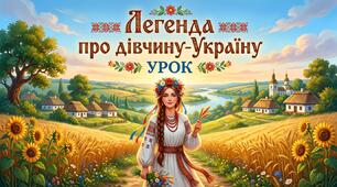 Урок з літературного читання 3 клас "Легенда про дівчину-Україну"