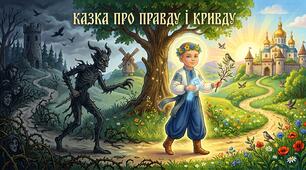 Презентація "Казка «Про правду і кривду». Засоби художньої виразності. Виразне читання"