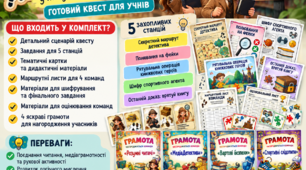 БІБЛІОТЕЧНИЙ ДЕТЕКТИВ — ГОТОВИЙ КВЕСТ ДЛЯ УЧНІВ!