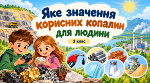 Презентація «Яке значення корисних копалин для людини?» 3 клас
