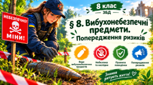 §8. Вибухонебезпечні предмети. Попередження ризиків
