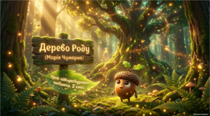 Презентація до уроку з читання М. Чумарна «Дерево роду».