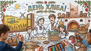 МЕГА розмальовка-плакат «День хліба»