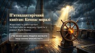 6 клас НУШ. Жуль Верн «П'ятнадцятирічний капітан». Проблема рабства в романі. (презентація)