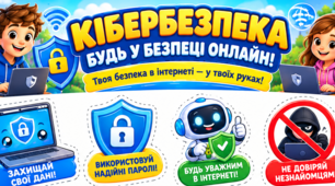 Шаблон для аплікації «Правила користування інтернетом» (Кібербезпека)