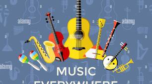 Конспект підсумкового уроку з презентацією з англ. мови у 8 класі Music Everywhere