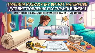 М.1. Правила розрахунку витрат матеріалів для розколювання постільної білизни