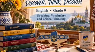 UKRAINE: DISCOVER, THINK, DISCUSS! English • Grade 9 • Speaking, vocabulary and critical thinking