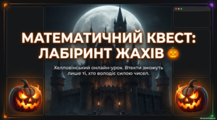 Урок-квест з математики до Хелловіну