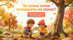 ЯДС, 2 клас. Урок 29 «Як осінні зміни впливають на комах?» + Word для вчителя
