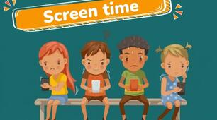 Презентація до уроку "Screen time" до підручника Full Blast 9 module 3a VOCABULARY