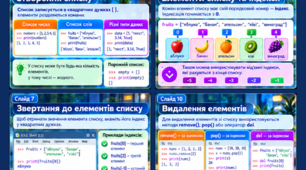 Створення і виведення списків. 9 клас. Урок 19 (презентація + практична)