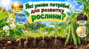Презентація «Які умови потрібні для розвитку рослин?» 3клас НУШ