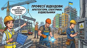 Формування уявлень про професії відбудови України на інтегрованих уроках курсу "Я досліджую світ"