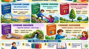 «Тлумачний словник, словники антонімів, синонімів, омонімів, паронімів (практично)»