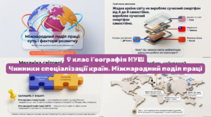 Чинники спеціалізації країн. Міжнародний поділ праці