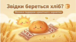 Презентація «Звідки береться хліб? Велика подорож крихітного зернятка»