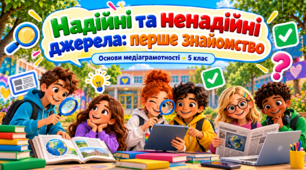 «Надійні та ненадійні джерела: перше знайомство»