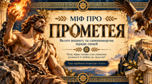 Міф про Прометея. Велич подвигу Прометея, його самопожертва заради людей. Причини популярності образу Прометея