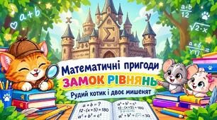 МАТЕМАТИКА | 5 КЛАС НУШ | Замок Рівнянь | Ілюстрований робочий аркуш, казка-супровід та пам'ятка