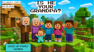 Is he your grandpa? (Хто твій дідусь? / Чи він твій дідусь?)