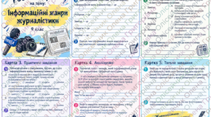 Інформаційні жанри журналістики. 9 клас українська мова.