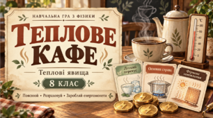 «Теплове кафе» — командна гра з фізики для 8 класу з теми «Теплові явища»