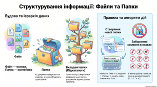 3 кл.Структурування інформації: файли та папки ( за підр. Т. В. Воронцова)