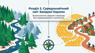 Взаємозв’язок людини і природи. Рух середньовічного населення