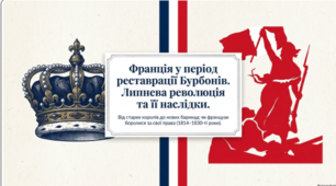 Франція у період реставрації Бурбонів. Липнева революція та її наслідки.