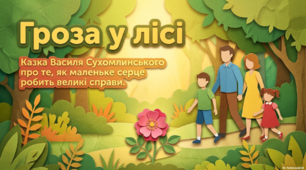 Гроза у лісі