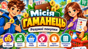 «Місія ГАМАНЕЦЬ: розумні покупки» — інтерактивна дидактична гра з фінансової грамотності (модифікований матеріал для учнів з ООП)