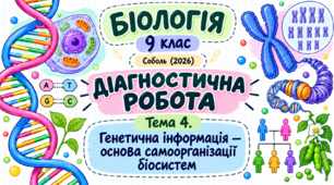 Тема 4. Генетична інформація — основа самоорганізації біосистем