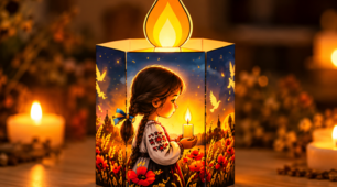 Аплікація «Свічка пам’яті» 🕯️