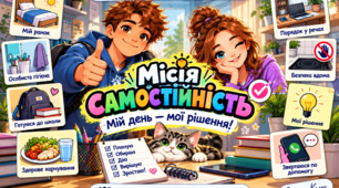 «Місія САМОСТІЙНІСТЬ: мій день — мої рішення!» — інтерактивна дидактична гра (модифікований матеріал для учнів з ООП)