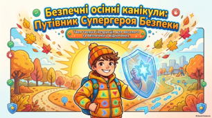 Безпечні осінні канікули — готова інтерактивна презентація з БЖД для 1–4 класів НУШ