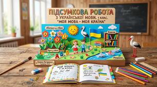Підсумкова робота з української мови для 1 класу