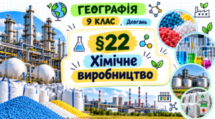 Хімічне виробництво. Презентація, інфографіка, робочий аркуш